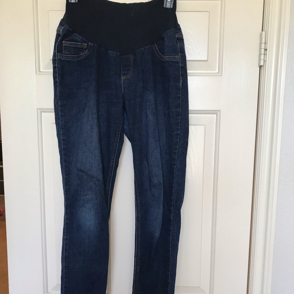 Jessica Simpson straight leg maternity jeans
